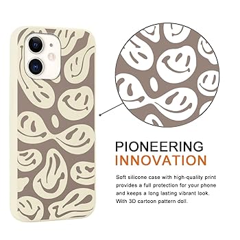 Amazon.com: RUMDEY 2 Pack Happy Smile Face for iPhone 13 Pro