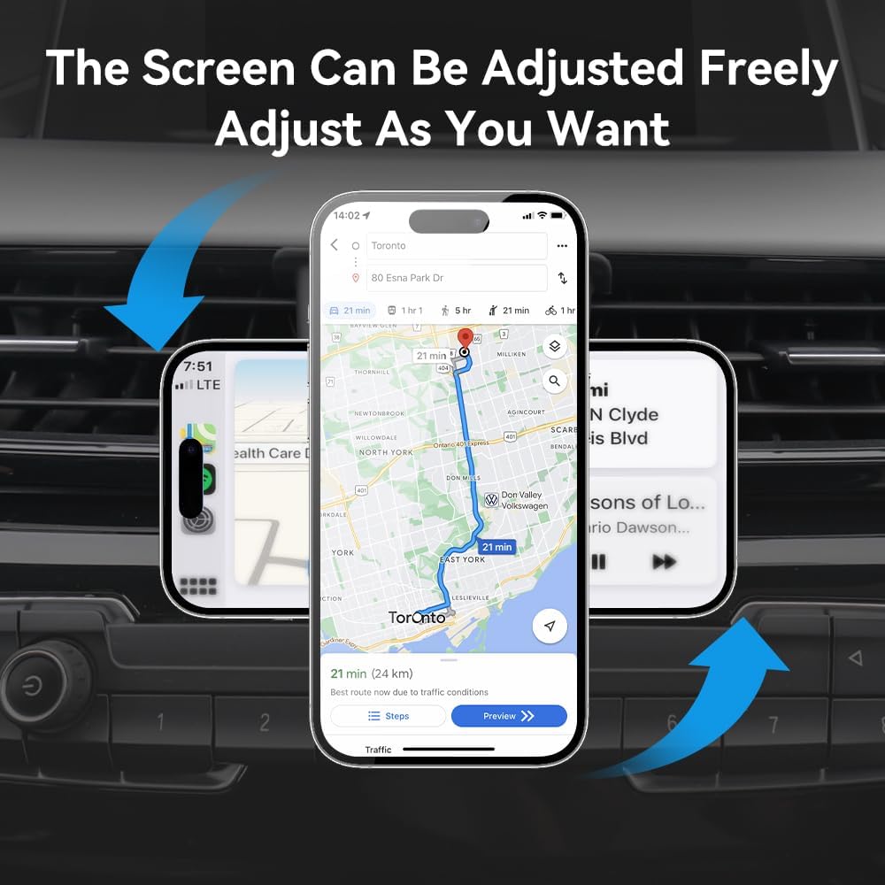 Car Phone Holder Fit for BMW X1 2016-2022,X2 2018-2023,Air Vent Phone Holder【Hands-Free】 Fit for Magsafe Magnetic Stand for iPhone 15 14 13 12 Pro Max Plus Mini, MagSafe Case, All Phones