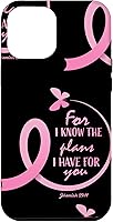 Vista 26 de Breast Cancer Gifts Women Mom Jeremiah 29 11 Butterfly Phone Case for iPhone 17