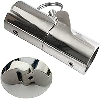 NRC&XRC 316 Marine Grade SS Boat Handrail Swivel Coupling Connector for 1" (25mm) OD Tube - Folding Joint Fitting