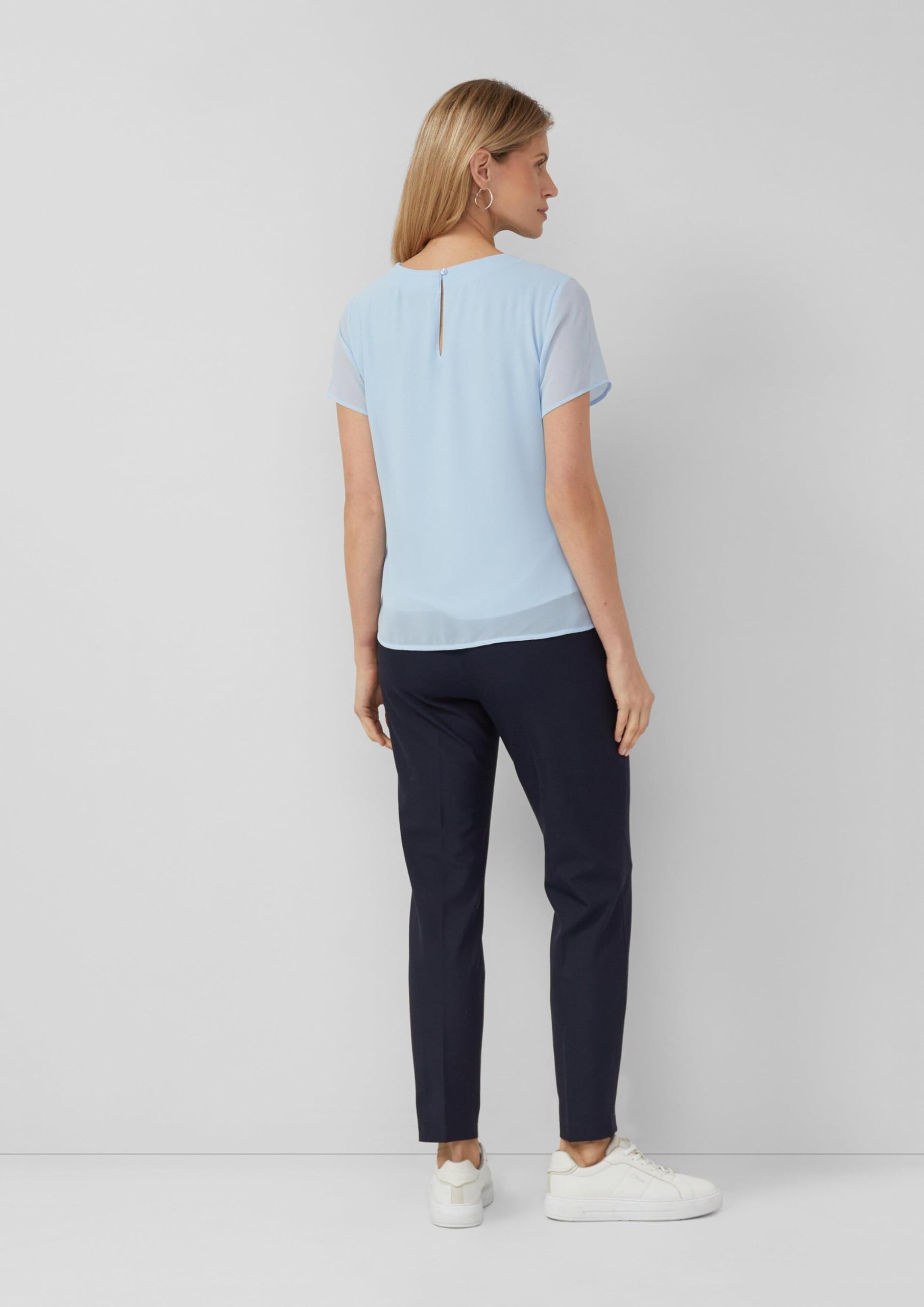 s.Oliver BLACK LABEL Damen Chiffon Bluse