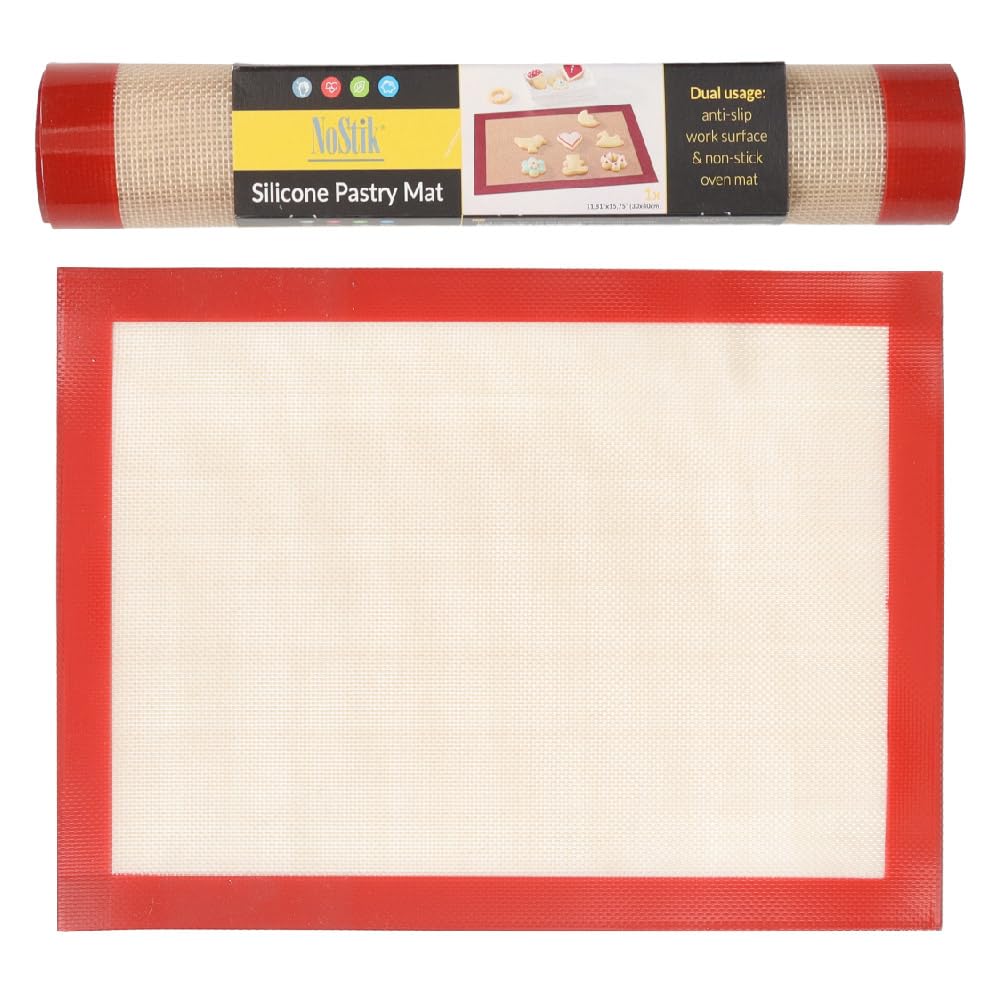 NoStik 1BBB650 Silikon-Backmatte (halbe Größe), Braun