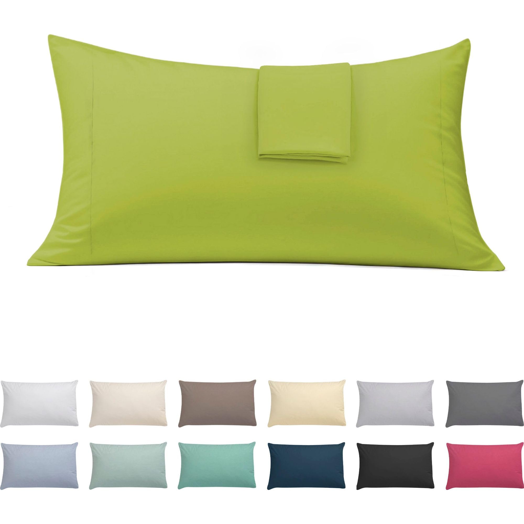 Federe Cotone Federe Set 2 Federe Cuscino Warmstar 40x40 Cm - Cotone 600 Fili, Ultra Morbide, Traspiranti, Set Da 2 Set 2 Federe Traspiranti Biancheria Letto Traspirante Facile Lavaggio