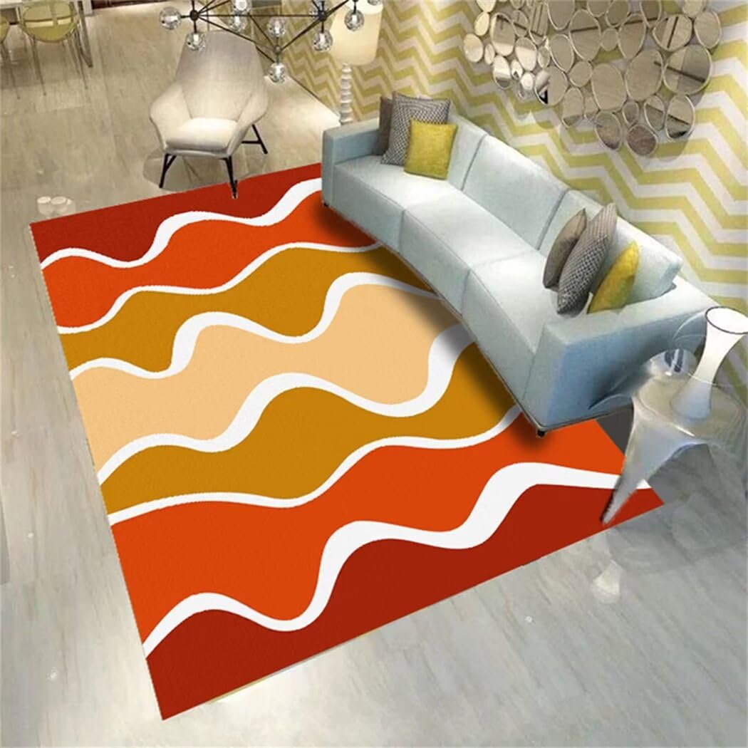 Tapis de salon abstrait 180x250cm pour chambre de jeunesse ou fille