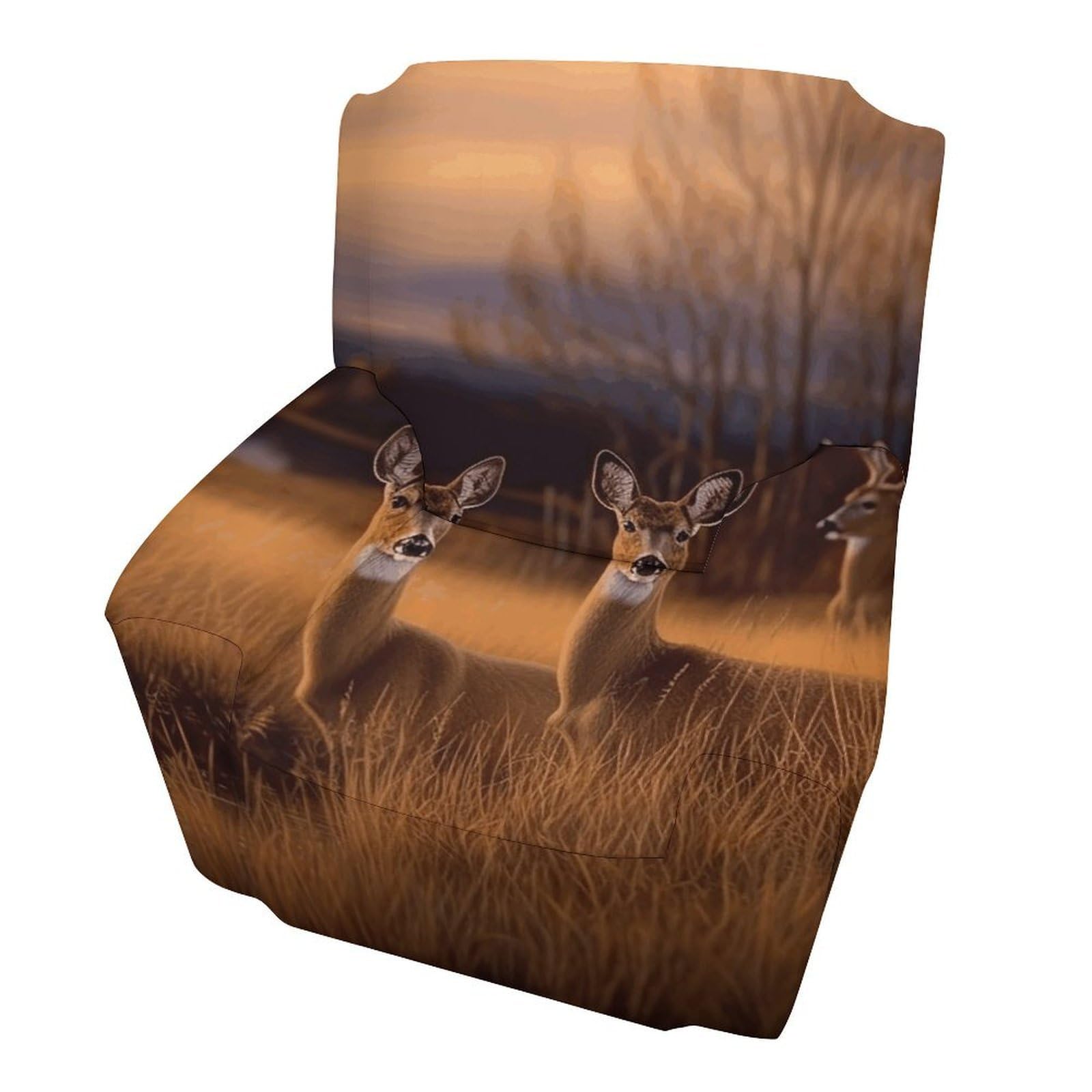 FekiLoot Nature Wild Animal Deers Couch Cover Sofa Cover Sofa Slipcover