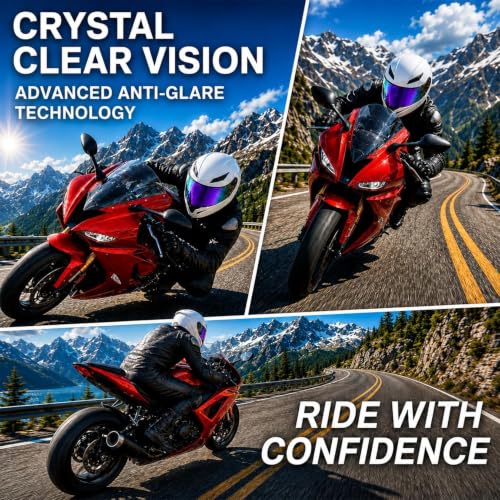 Image of PSLER Shatterproof Helmet Visor for K1 K1S K3SV K5 K5S,Deep Purple | Impact-Resistant ,UV400 Protection, Motorcycle Tinted Face Shield for K1 K1S K3SV K5 K5S ,Visor Replacement
