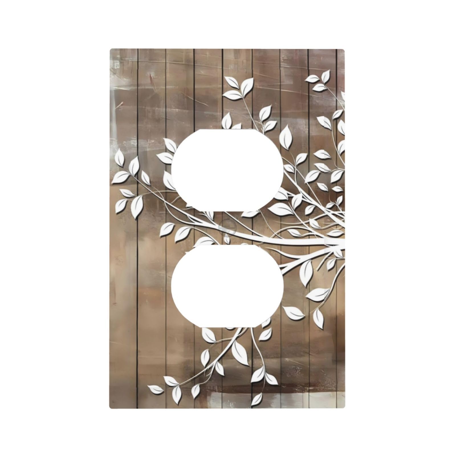 Plaque murale vintage pour dissimuler les prises de salle de bain