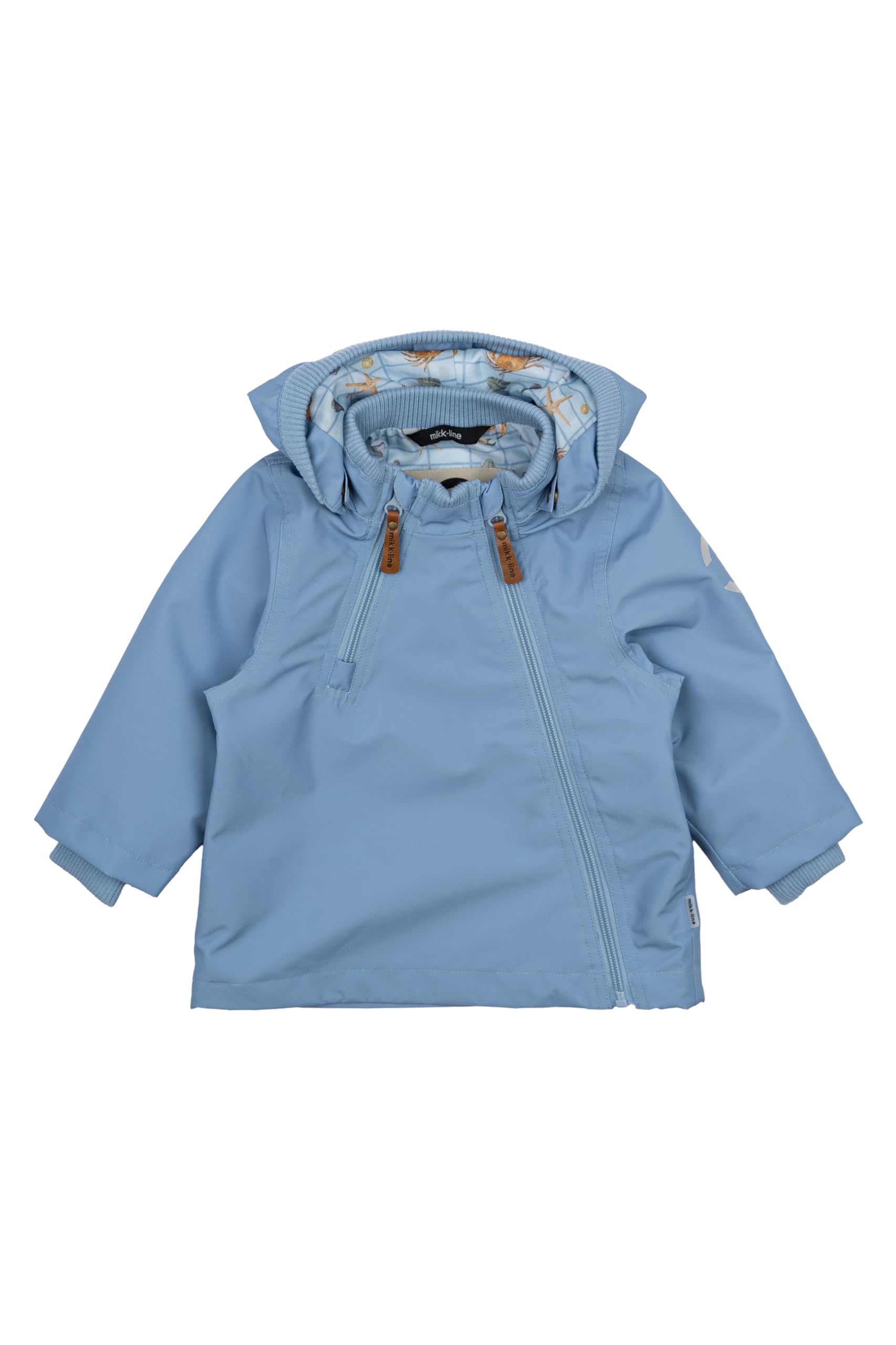 Mikk-line Übergangsjacke Kinder, Wasserdicht, Winddicht, Atmungsaktiv | Wasserdicht 8.000 mm, winddicht, atmungsaktiv, abnehmbare Kapuze, recyceltes Polyester, PFAS-frei, schmutzabweisend