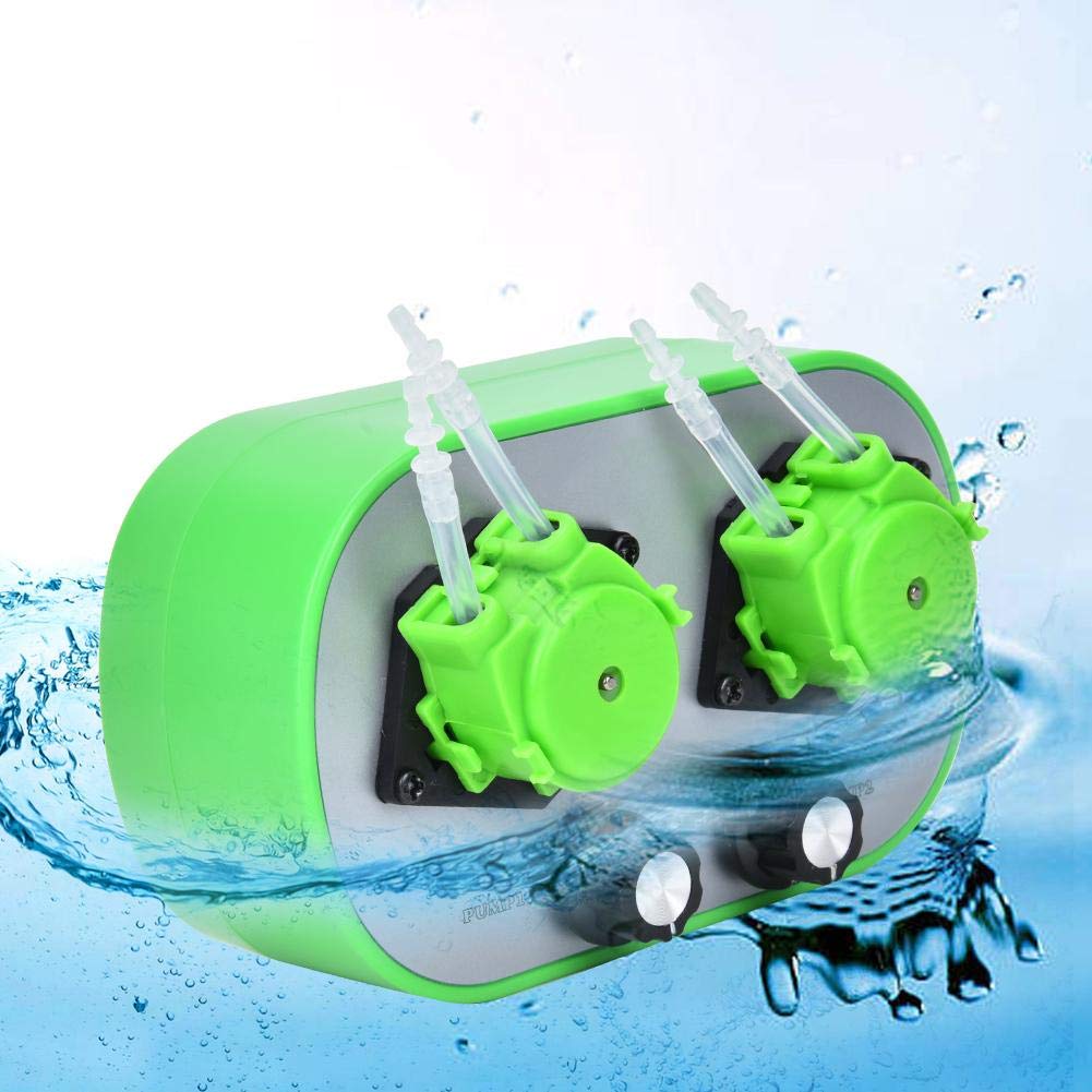 Bomba peristáltica, G628-2 Bomba peristáltica pequeña en miniatura Bomba autocebante automática 100-240V((9～53ml/min) *2 (G628-2-2))