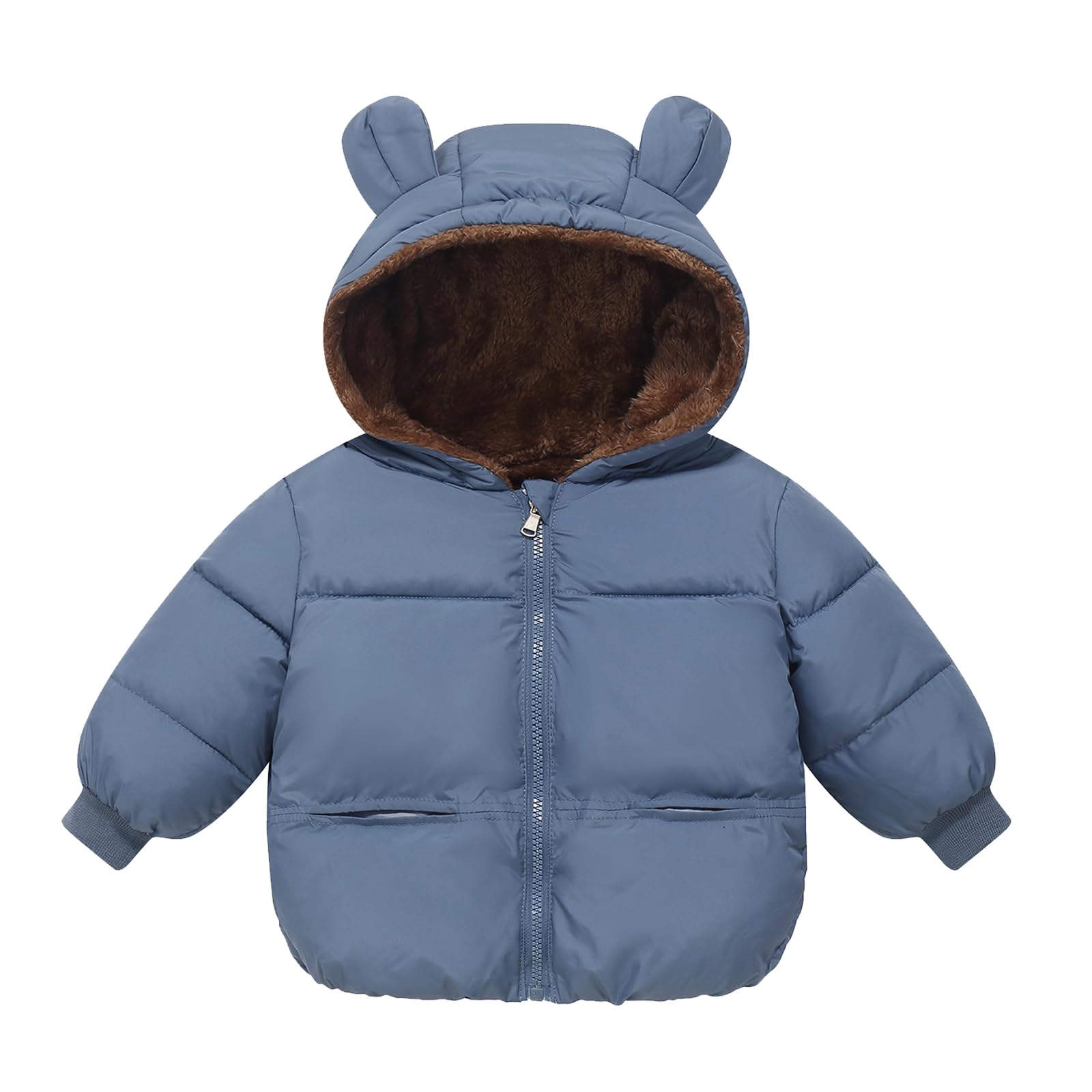 Toddler Baby Boys Girls Winter Jackets Light Infant Padded Coats