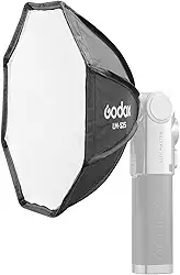 Godox Mini difusor octogonal Softbox LM-S25 compatível com flash de câmera retrô GODOX Lux Master