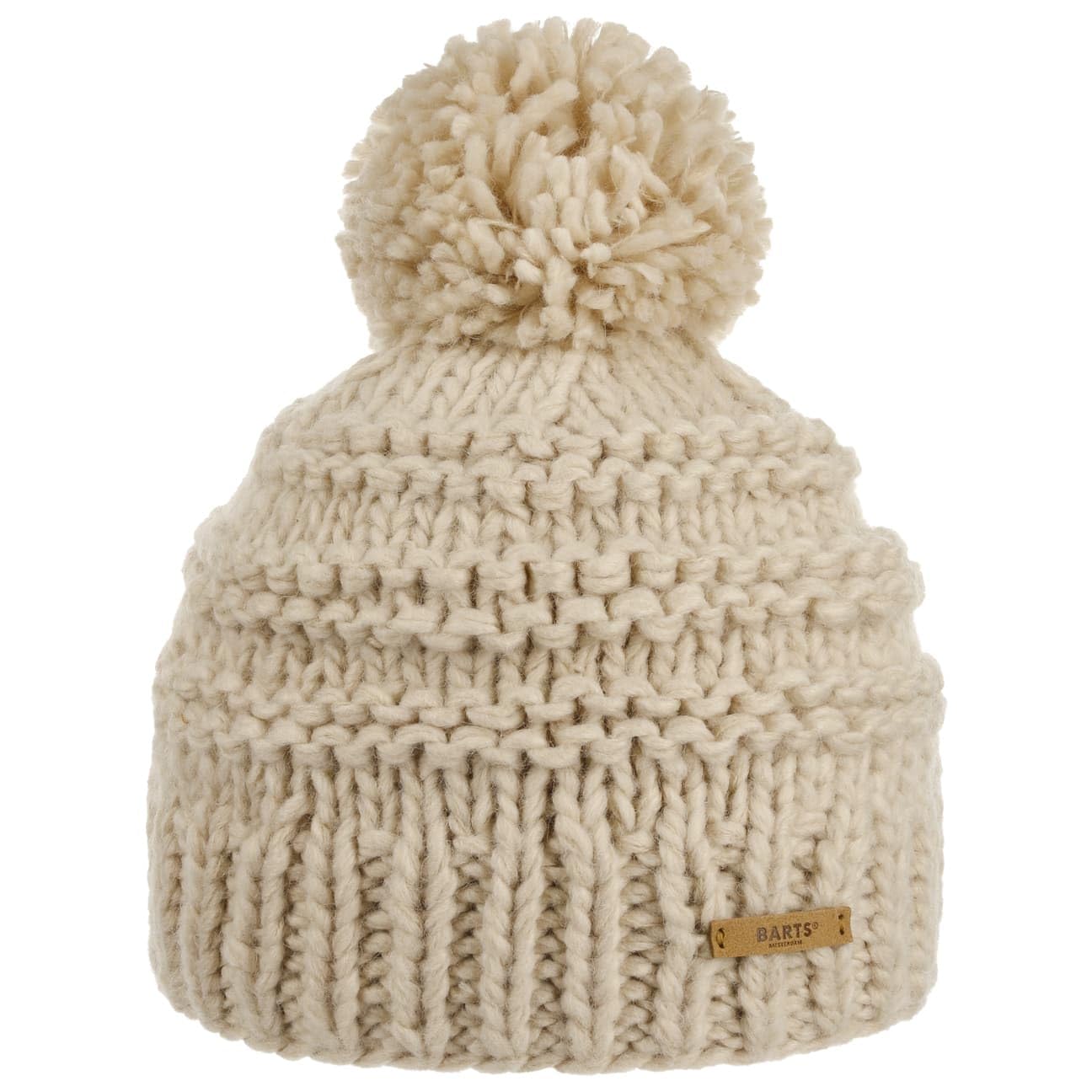 Barts Jasmin Beanie ski Hats Bobble hat (One Size - Beige)