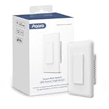Aqara Smart Light Switch &lpar;with Neutral&comma; Single Rocker&rpar;&comma; Requires AQARA HUB&comma; Zigbee Switch&comma; Remote Control and Set Timer for Home Automation&comma; Compatible with Alexa&comma; Apple HomeKit&comma; Google Assistant