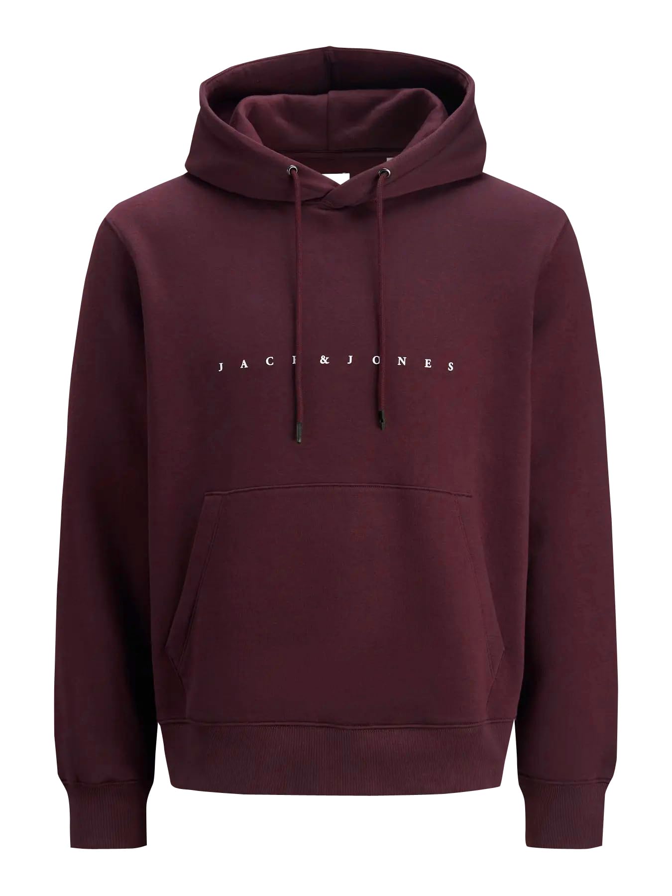 Jack & Jones Men's Port Royale Hoodie Sweatshirt Jjestar Jj Sweat Hood - Relaxed Fit, M
