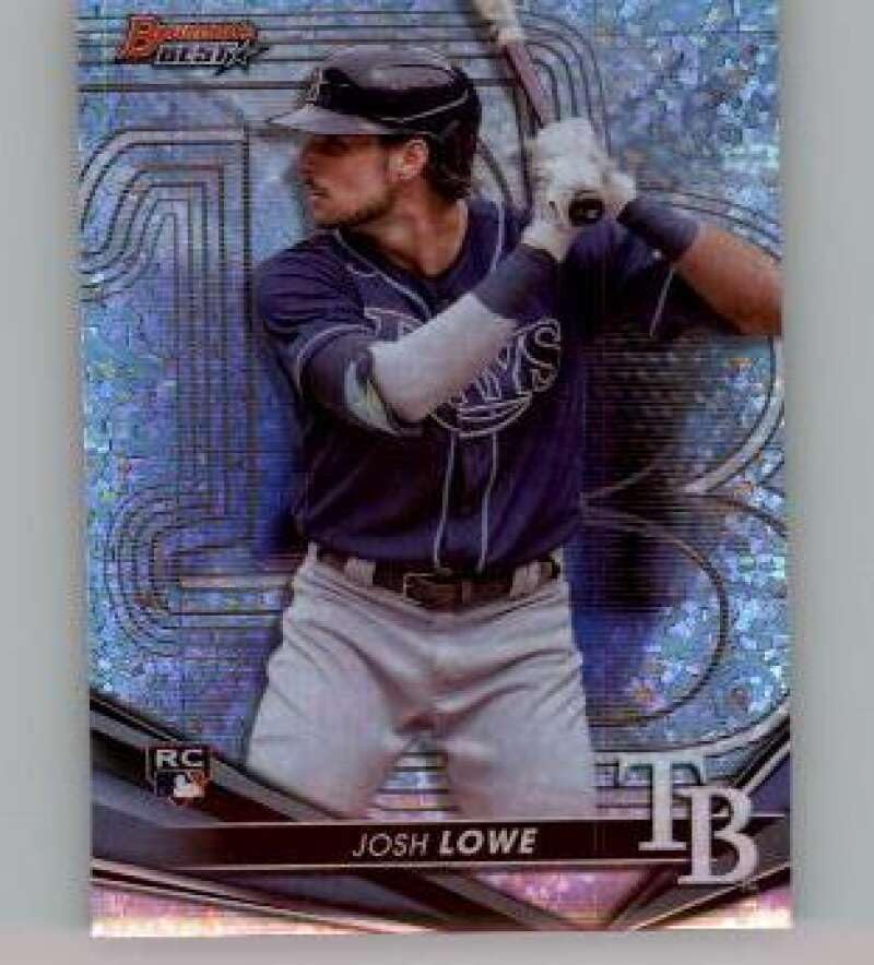 2022 Bowman's Best Refractor Mini-Diamond #67 Josh Lowe RC Rookie 299 Tampa Bay Rays MLB Baseball Trading Card