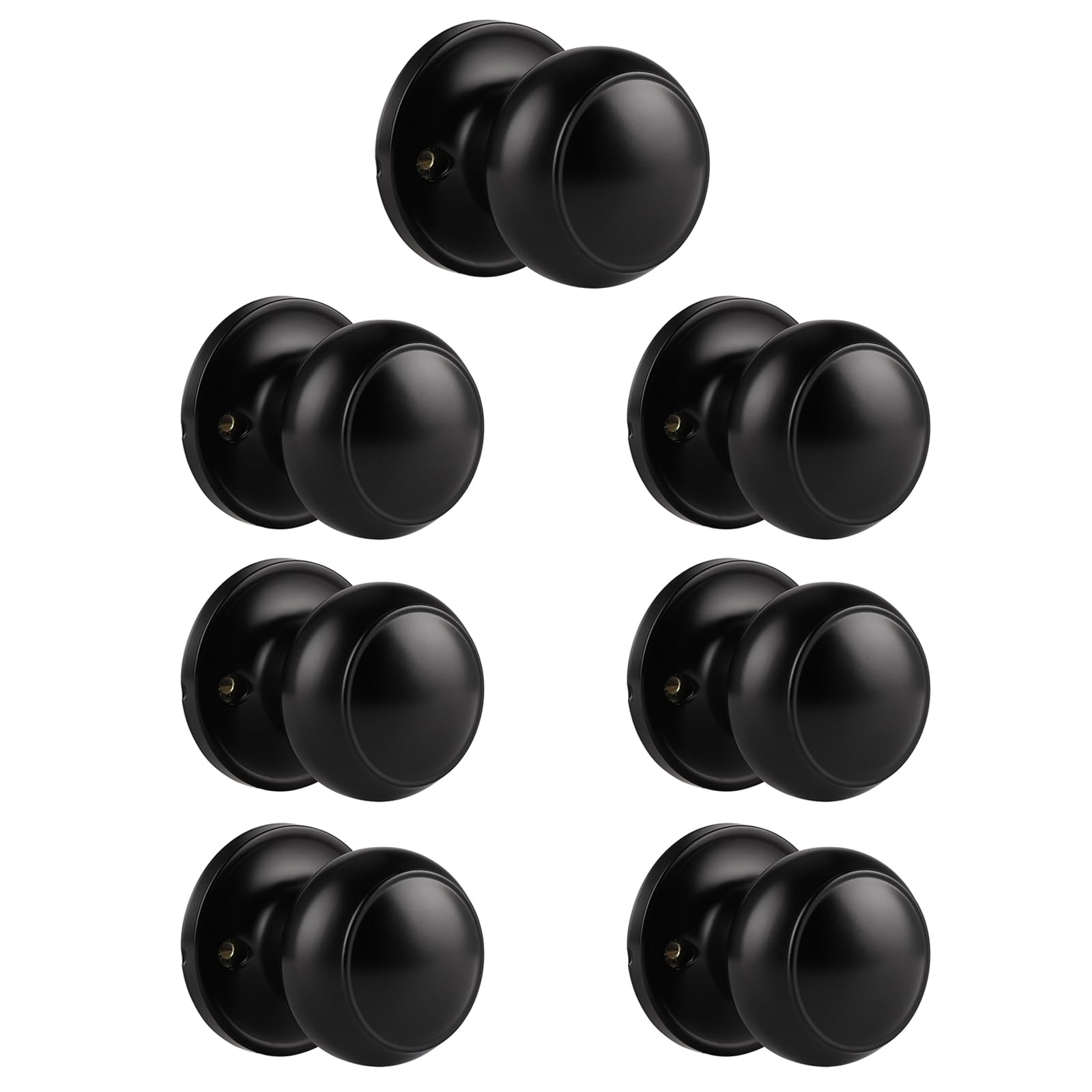 Brushed Nickel Dummy Door Knobs - 2 Pack -26