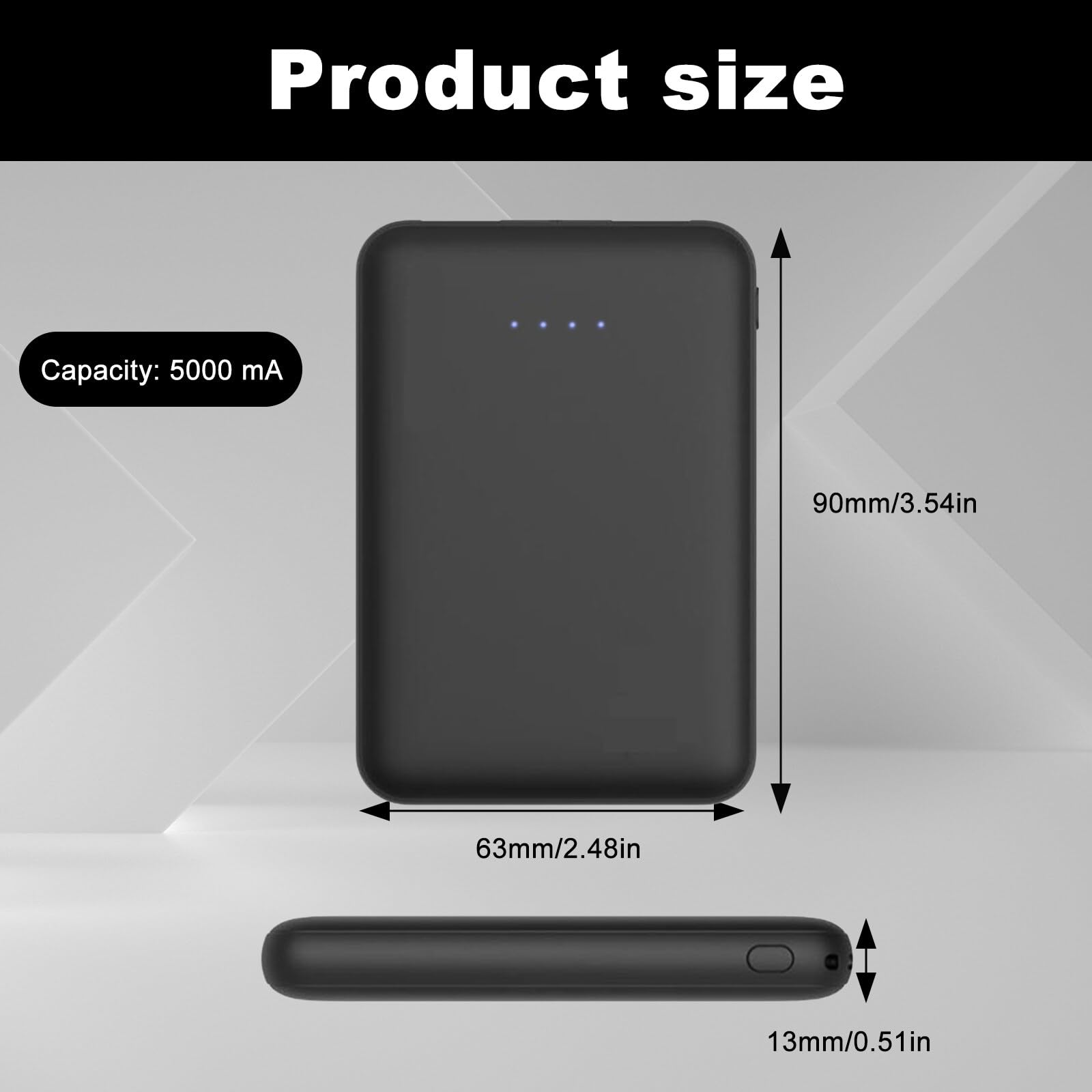 Asperx 15000mAh Batteria Esterna, Ingresso E Uscita USB C