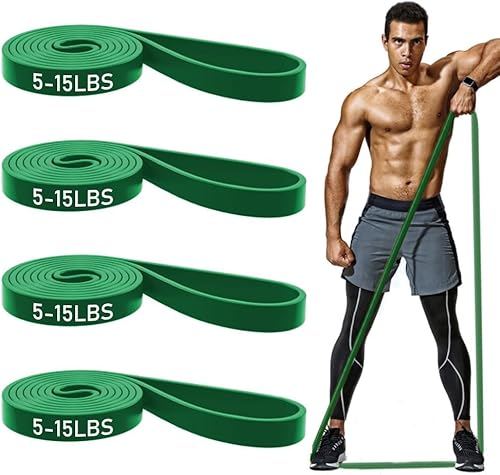 Miniatura 11 de ROSAPOAR Resistance Band Pull up Band Fitness Exercise Bands Natural Latex for Workout Body Stretch Powerlifting Band Fitness Sport Training at