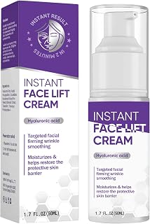 Instant Face Lift Cream, Anti-Aging Skin Tightening & Lifting Serum with Hyaluronic Acid, Temporary Skin Tightening Cream Visibly Lifting Wrinkles and Sagging Skin for Face & Neck for All Skin Types