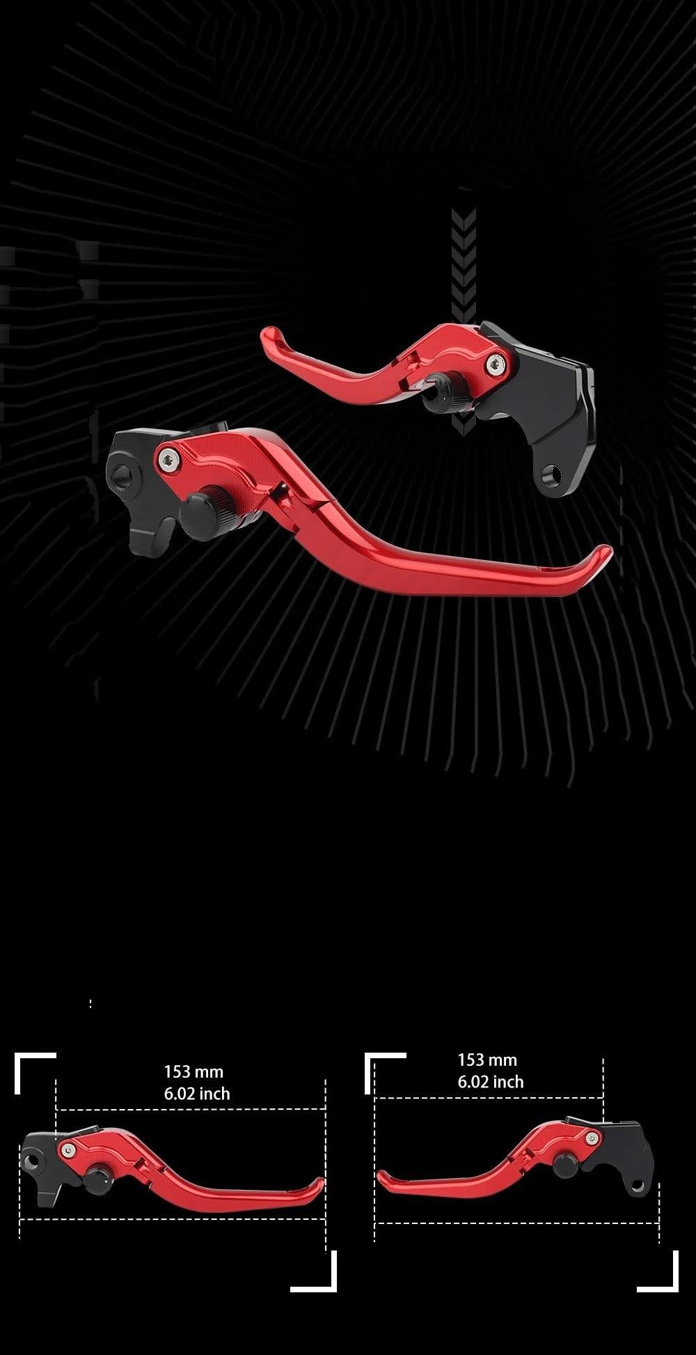 FAIOGINIWP para Y&amaha XSR 155 XSR125 2019 2020 2021 2022 Accesorios De Motocicleta Palancas De Embrague De Freno Plegables Ajustables Manija FAIOGINIWP(14)