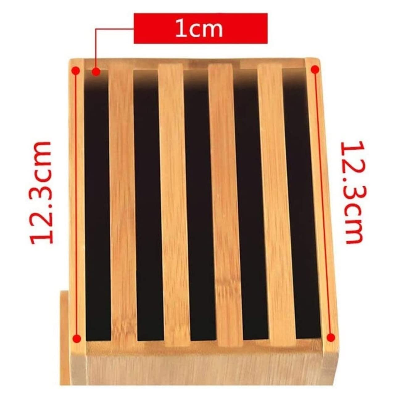 Bloc Couteaux Support De Rangement pour Couteau Cuisine en Bambou Porte-Couteau Créatif Outil Multifonction Cuisine Rangement