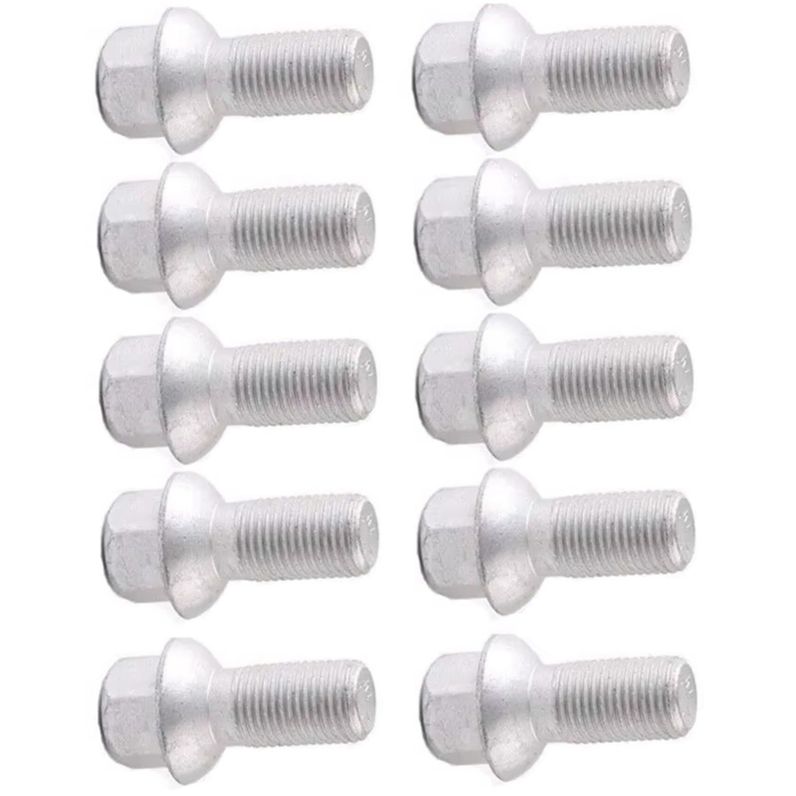 Bulloni ruota auto Compatibile Con Benz Per SLK Class SLK350 2012 2013 2014 2015 2016 Set Da 10 Dadi Conici Per Cerchi In Lega OEM: 0009904907