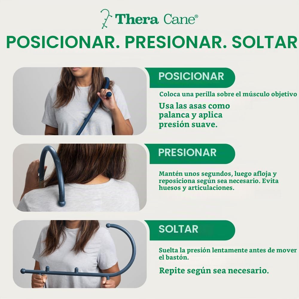 Para gimnasia caña Masajeador: Azul