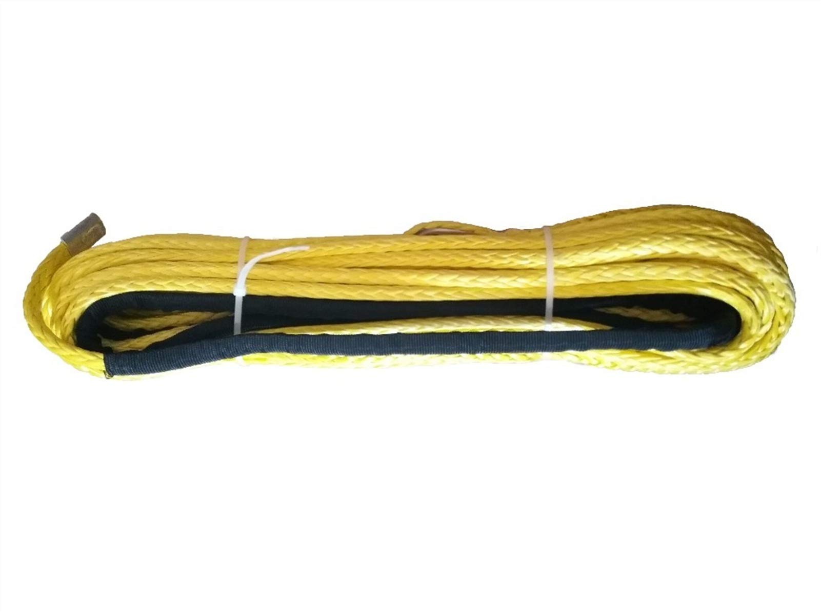 Winch Rope, 3/8" X 100' 10mm 30m Synthetic Winch Rope Line for 4WD 4x4 UTV ATV(Grijs)