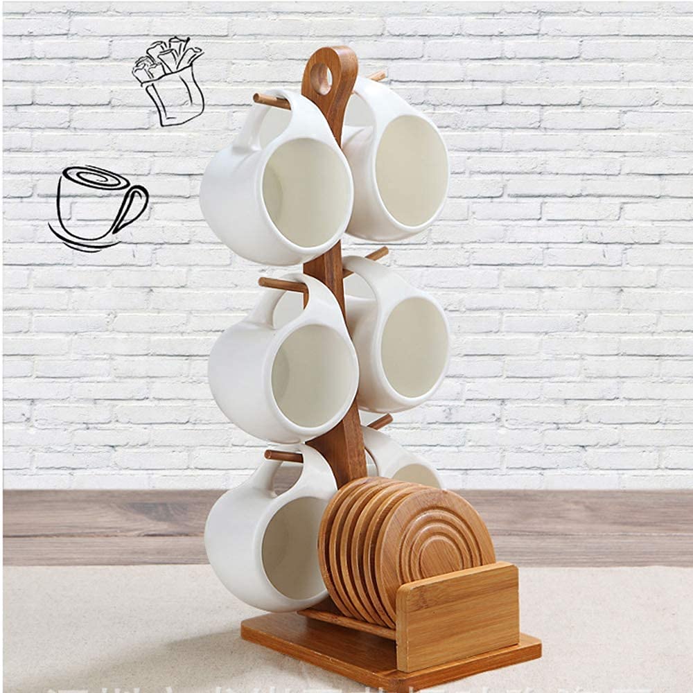 Simple Solutions Set van 4 Koffiekopjes - Keramiek - Koffiebeker 150 ml Zonder Oor - Mooi Cadeau voor Man en Vrouw