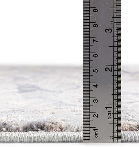 Miniatura 2 de Unique Loom Finsbury Collection - Alfombra de área - Anne (3' 3" x 5' 3" rectangular, grisbeige)