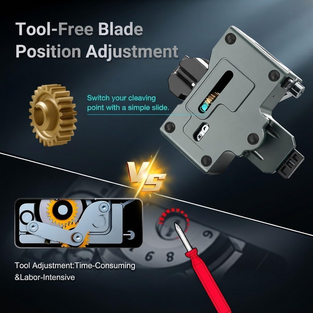 High Performance One Step Full-Metal Fiber Cleaver with 72,000 Cleaves