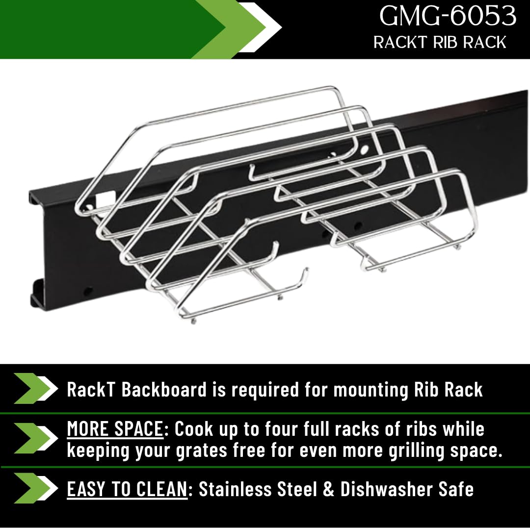Green Mountain Grills GMG-6053 RACKT Rib Rack for GMG Ledge & Peak Pellet OEM