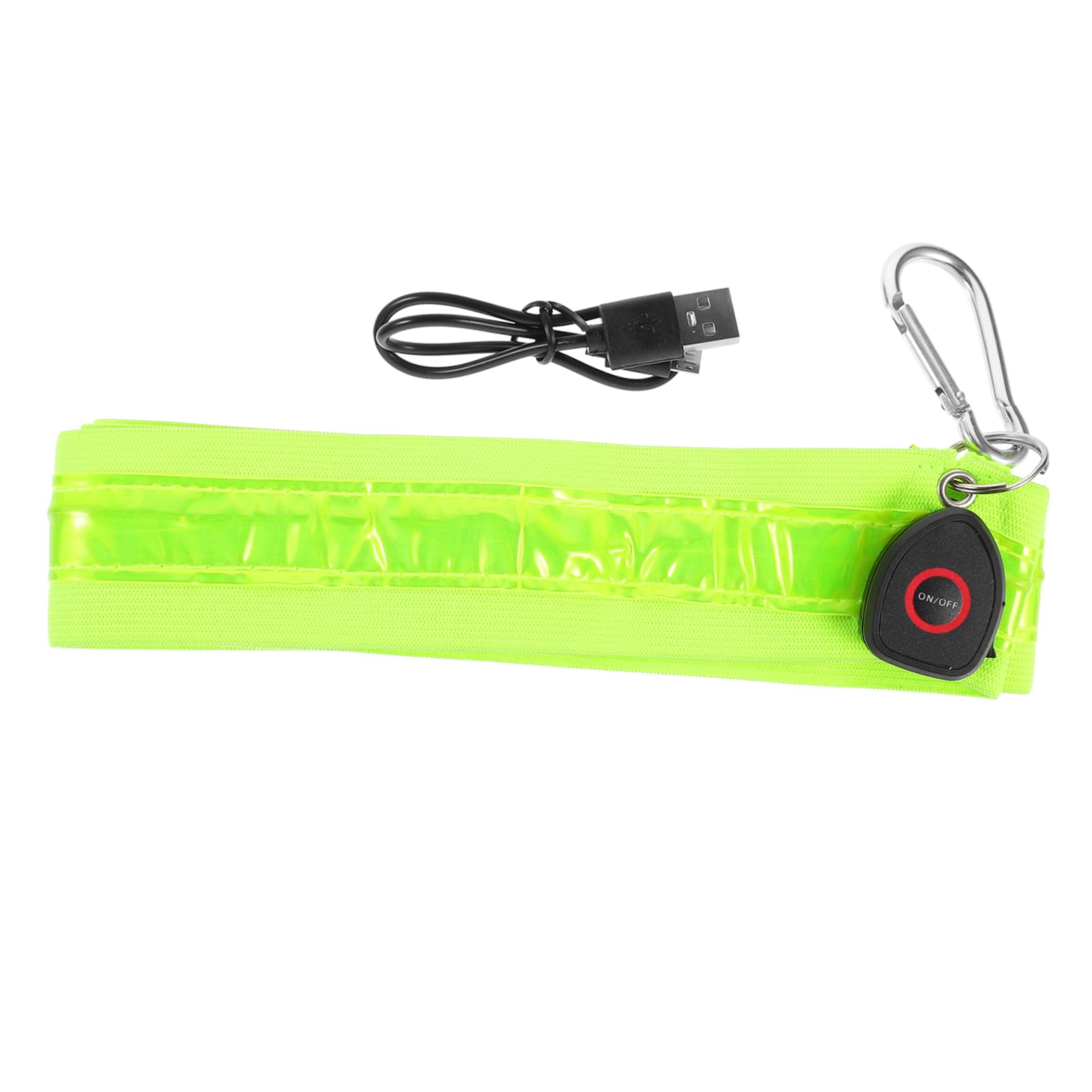 ibasenice Bretelles Croisées Lumineuses Ceinture LED Lumières LED Brassard De Course à Pied Ceinture D'épaule Bande LED Lumière LED Bandoulière Brillante Vert Nylon