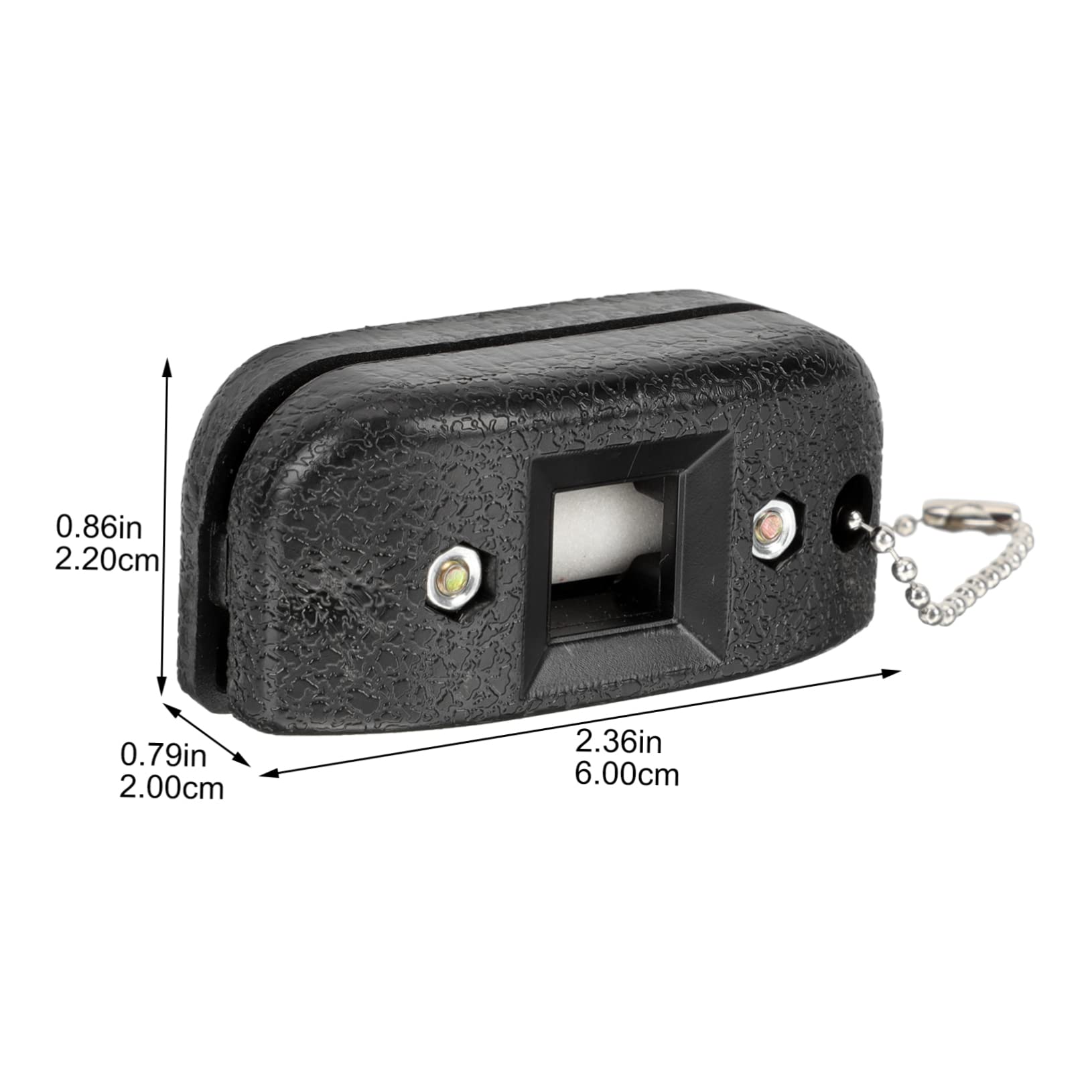 ifundom Portable Ice Skate Sharpener Compact Handheld Tool for Hockey and Figure Skates and with Keychain for Easy Carrying for Go Maintenance