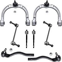 Vista 948 de Detroit Axle - Kit de suspensión frontal de 8 piezas para Dodge Journey 2009-2015, 2 brazos de control inferiores, 2 rótulas, 2 varillas