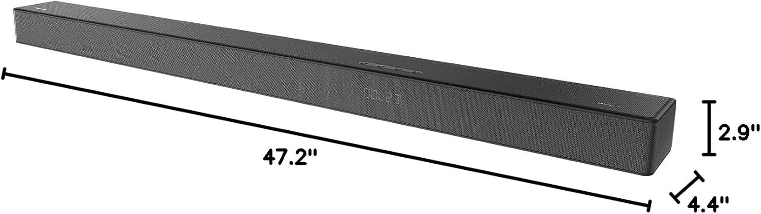 Hisense U5120G Sound Bar Dimensions
