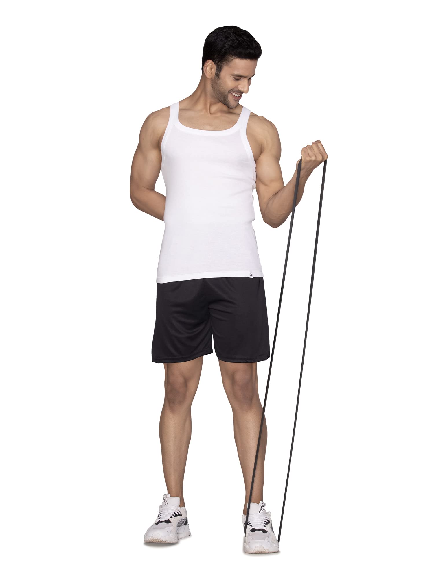 XYXX Pace Męski tank top z czesanej bawełny, regularny krój, kwadratowy kołnierz, 2 sztuki