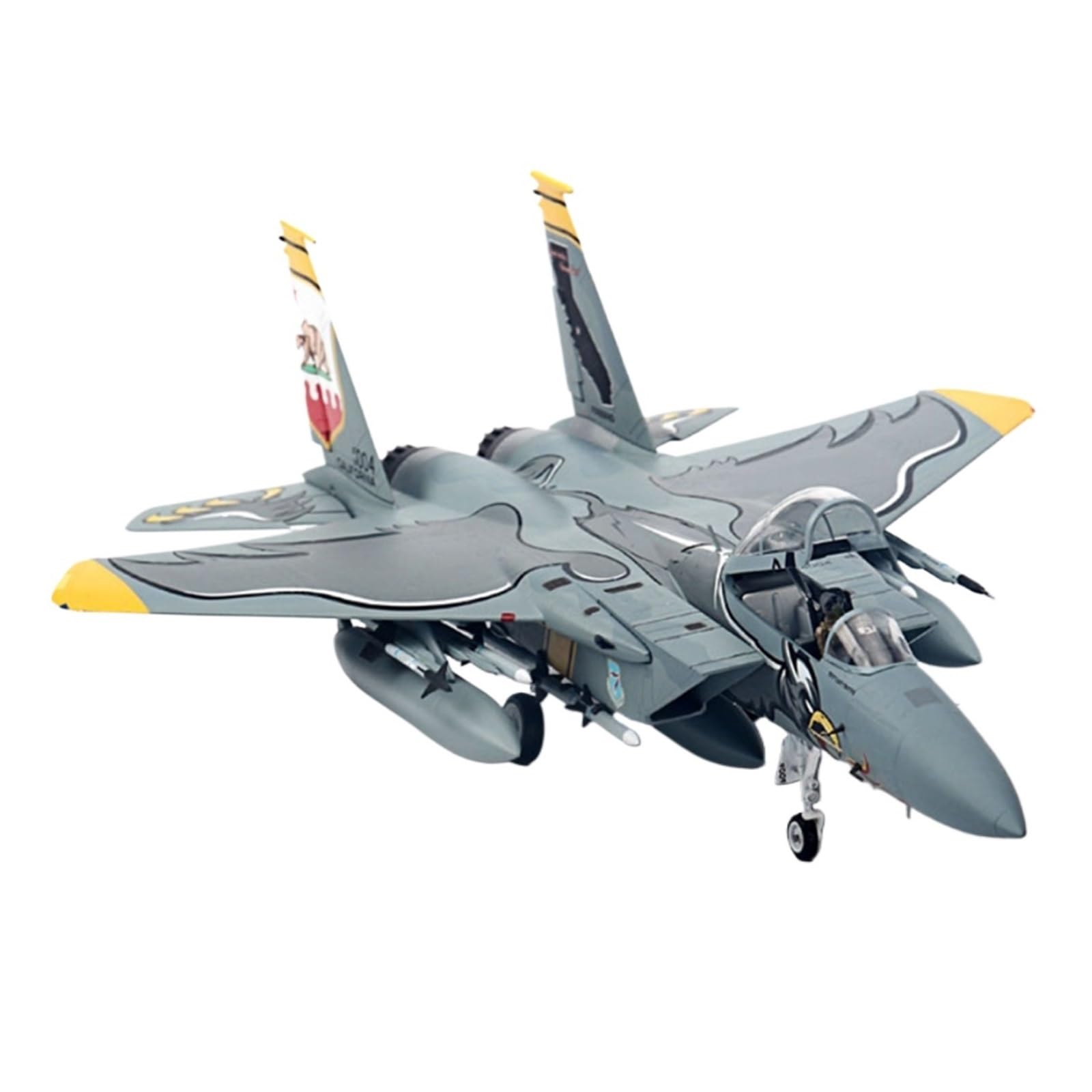 Aviones a escala F15 F-15C Eagle decoración de despacho en metal die cast militar 1 72 7