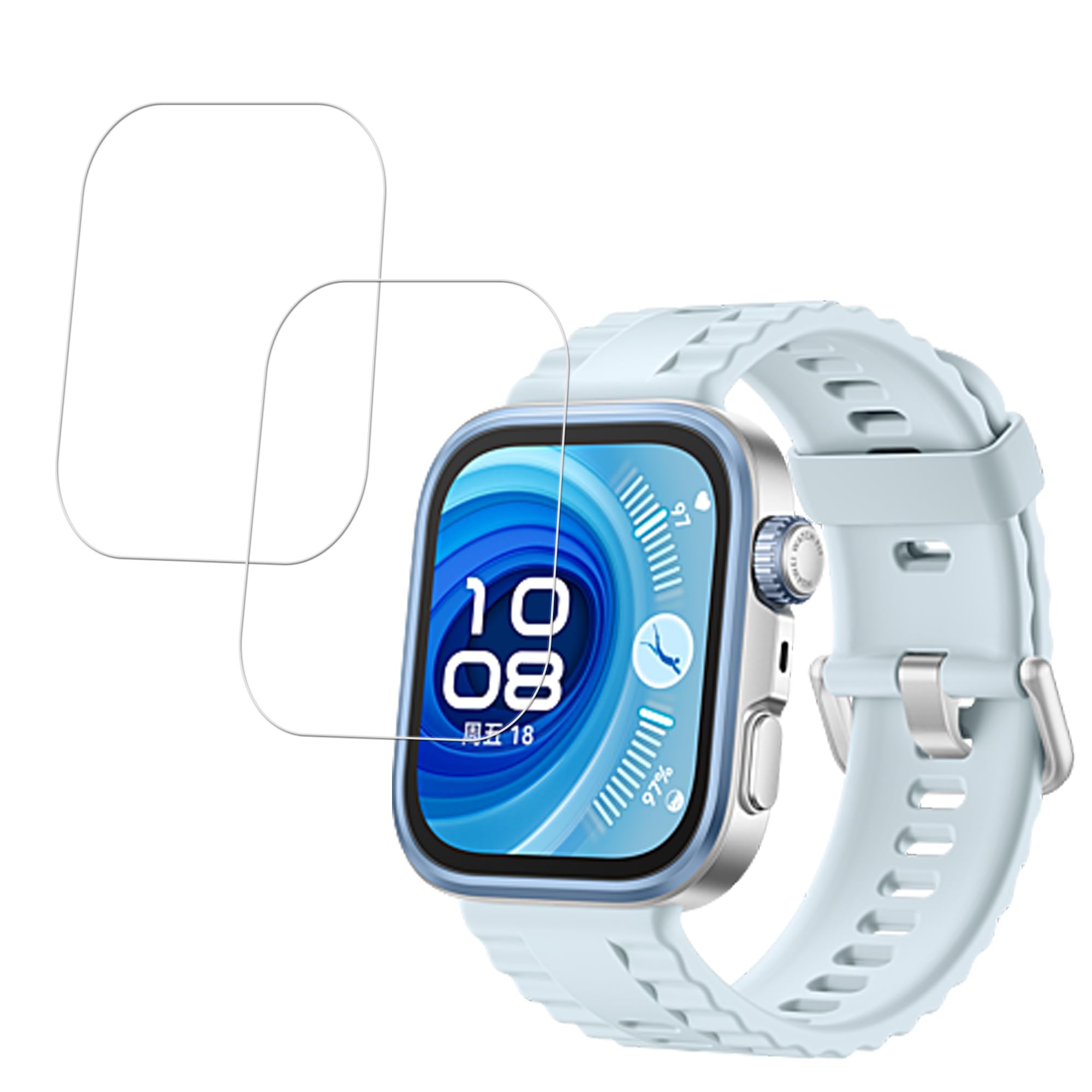 Amazon | KPNS 日本素材製 HUAWEI WATCH FIT 4 Pro 用 高透過率 ガラス 