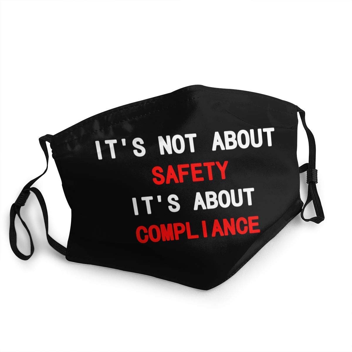 It's Not About Safety It's About Compliance Reusable Washable Face Mask Bandanas Cover Anti Carbon Filter