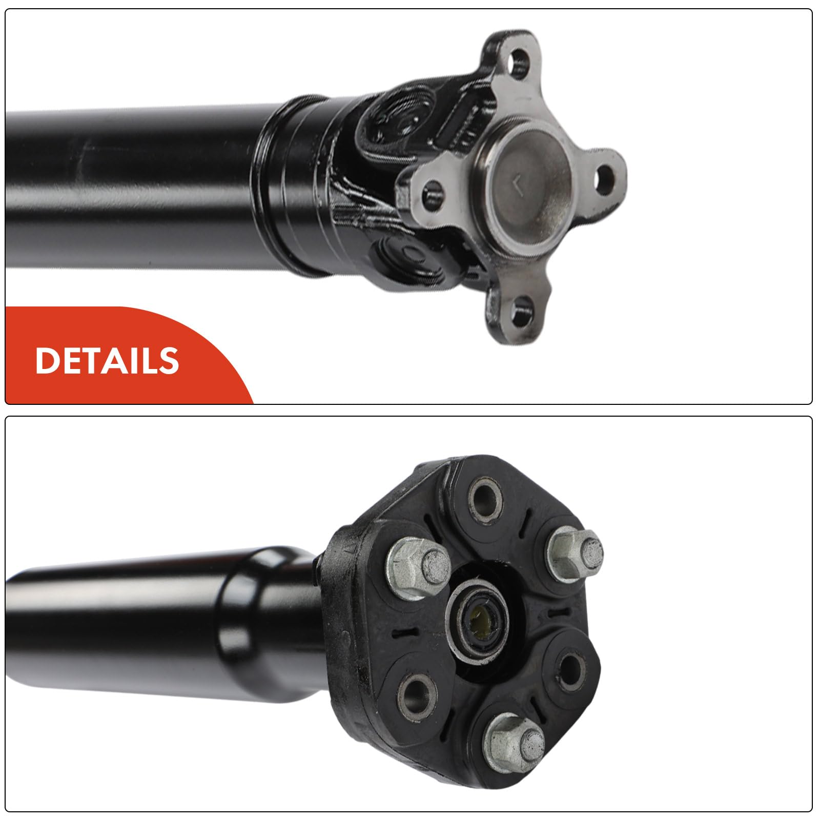 Frankberg Árbol cardán Árbol de transmisión Trasera Compatible con Serie 3 Touring E46 320d Serie 3 E46 320d Serie 3 Compact E46 320td Serie 3 cabrio E46 320Cd Serie 3 Coupé E46 320Cd Replace# 7523929