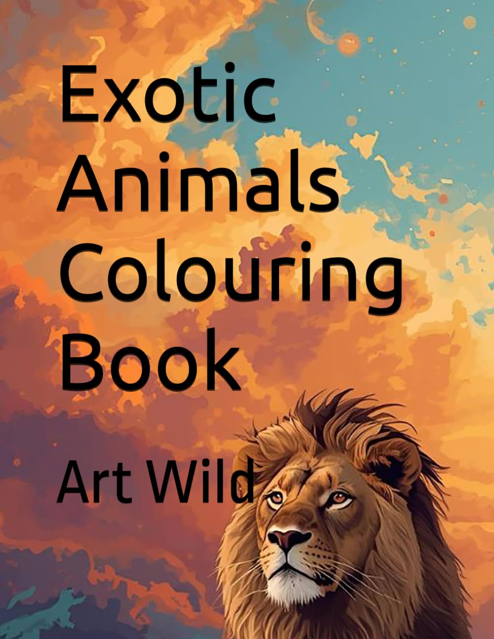Exotic Animal colouring book