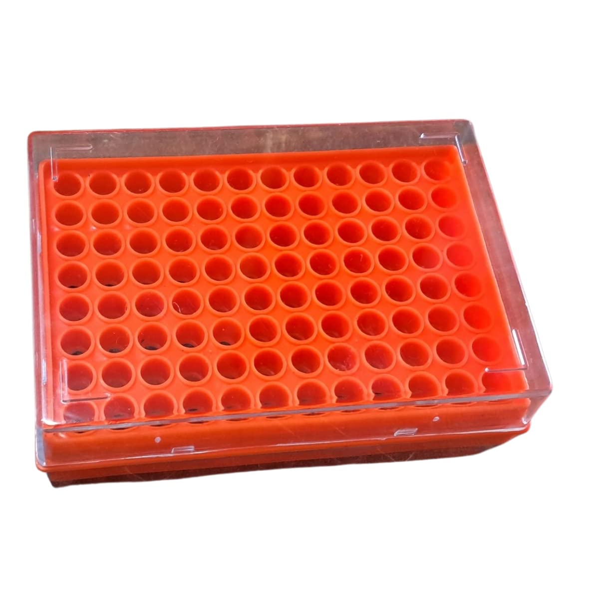 AANIJ® PCR Tube Rack 96-Well Plastic Rack for 0.2 ml PCR Tubes & Strips | Autoclavable, Chemical Resistant for Laboratory Use | Microcentrifuge Tube Rack Pack of 1