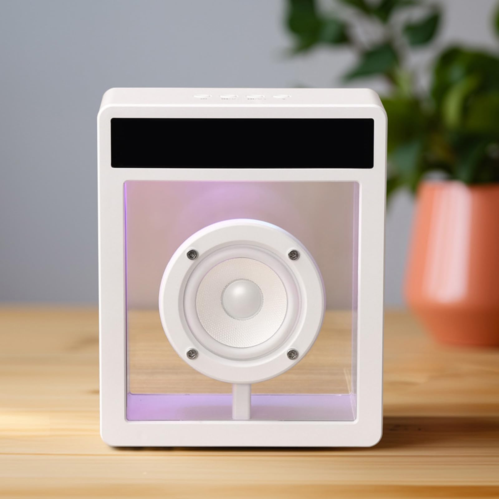 Máquina de Karaoke Inteligente, Pantalla de Letras Integrada y Luces Ambientales para Adultos y Niños, PA de Altavoz Bluetooth Portátil de 10 W con 2 Micrófonos Inalámbricos