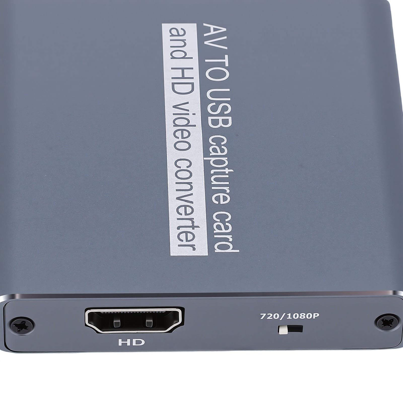 LICAEVEY Scheda di Acquisizione Video VHS a Digitale, Convertitore AV a USB con Uscita Loop HDMI, 1080p 30fps per Videoregistratore Lettore DVD Videocamera e Console di Gioco retrò