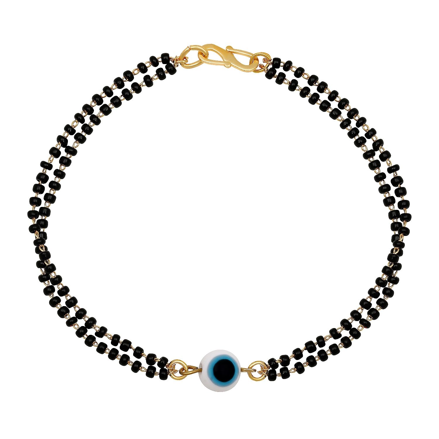 See full amazon price history chart for Mahi Evil Eye Dual Chain Mangalsutra Bracelet with Black Beads for Women (BR1101031G) Mahi Evil Eye Dual Chain Mangalsutra Bracelet with Black Beads for Women (BR1101031G) (B0CH8PLQ9M) Amazon Price History, Amazon Price Tracker