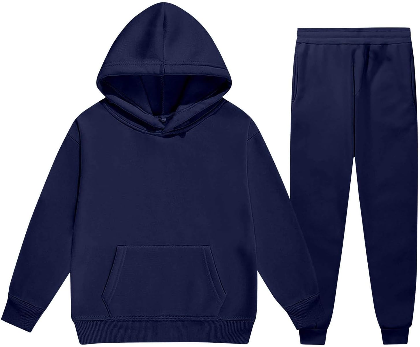 LSHEL Tuta Bambino Con Cappuccio Traspirante Zip Felpa Pantaloni Jogger 2 Pezzi Set Primavera Autunno Abbigliamento Sportivo Per Età 4-15 Anni - Foto 11
