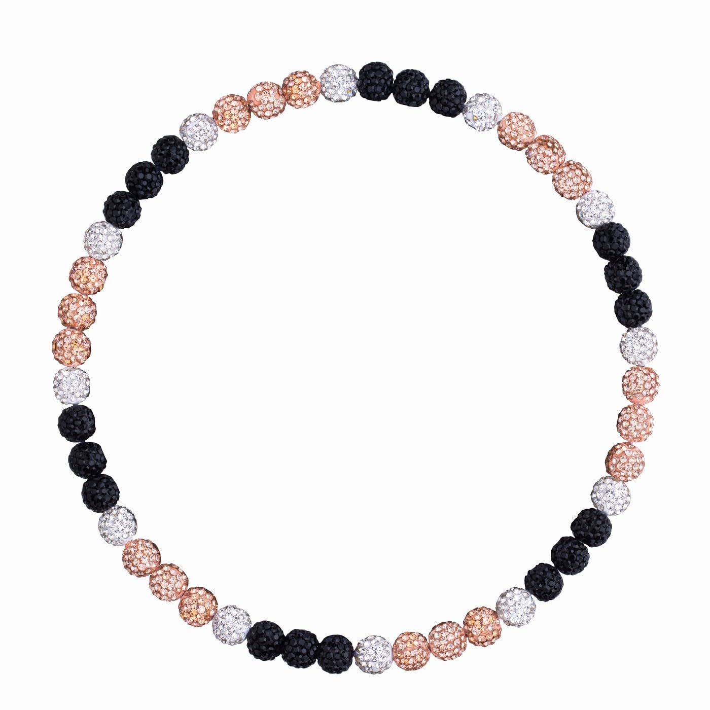 NUKAYAI Baseball Necklace Beaded Chains for Men, Bling Ice 16in/18in/20in Baseball Gifts Stuff Men Jewelry, Rhinestone Discoball Circle Accessories