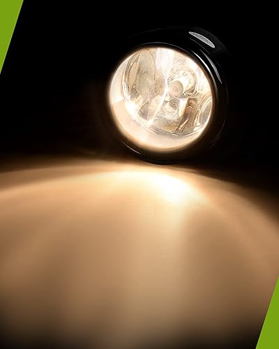 Miniatura 4 de AUTOSAVER88 - Luces antiniebla para Nissan Cube Juke Quest Murano Rogue Versa Infiniti FX EX QX M G Q (lente de vidrio de OE con focos)