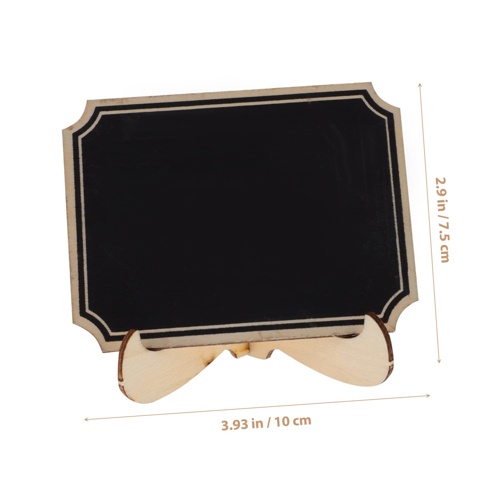 ERINGOGO 20Pcs Small Chalkboard Signs Erasable Miniature Table Blackboard for Restaurant Displays Decor for Events Messages Design with Smooth Edges